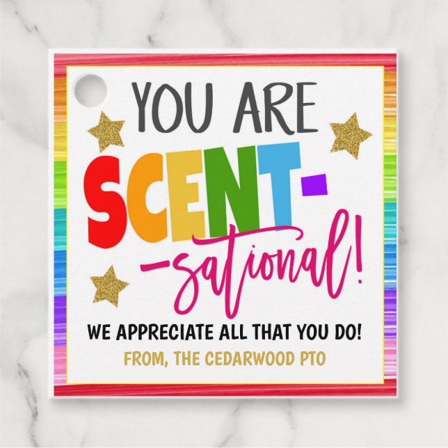 Uou Es Una Etiqueta De Regalo Scent (Anverso)