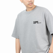 Ups… Camiseta divertida minimalista
