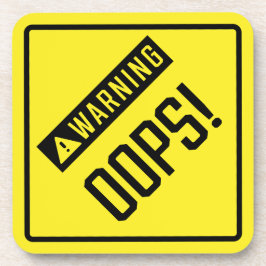 ¡Ups! Posavasos de plástico duro