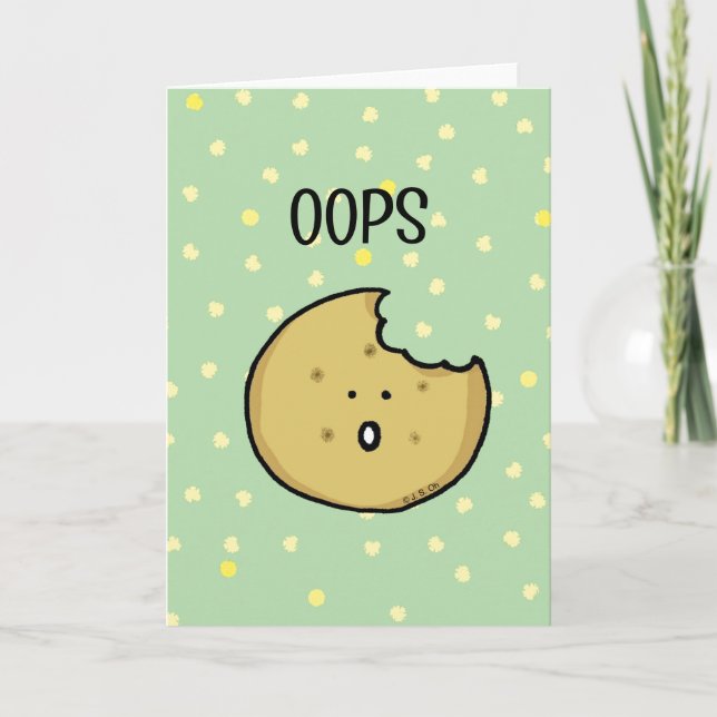 UPS, tarjeta de disculpa (Anverso)