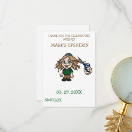 Upsherin Gracias a las tarjetas de felicitación