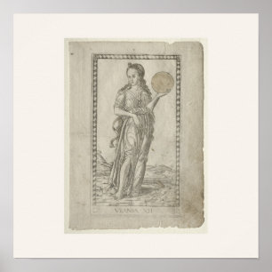 Urania Renacimiento Astronomía - Póster Cuadrado