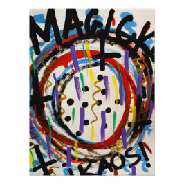 Urban Abstract Graffiti Poster | Talk