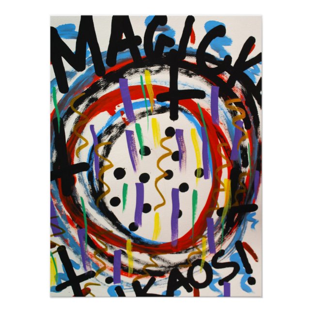 Urban Abstract Graffiti Poster | Talk (Anverso)