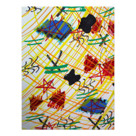 Urban Abstract Graffiti Poster | Untitled