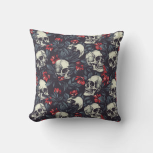 Urban Art Skull Pillow Design, cojin