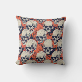 Urban Art Skull Pillow Design, cojin B19