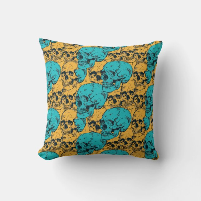 Urban Art Skull Pillow Design, cojin B21 (Anverso)