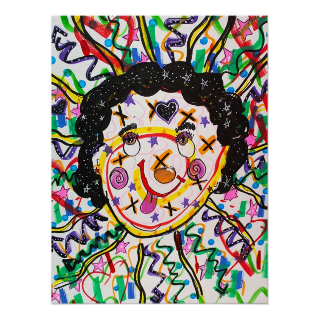 Urban Edgy Abstract Graffiti Poster | Positivity (Anverso)