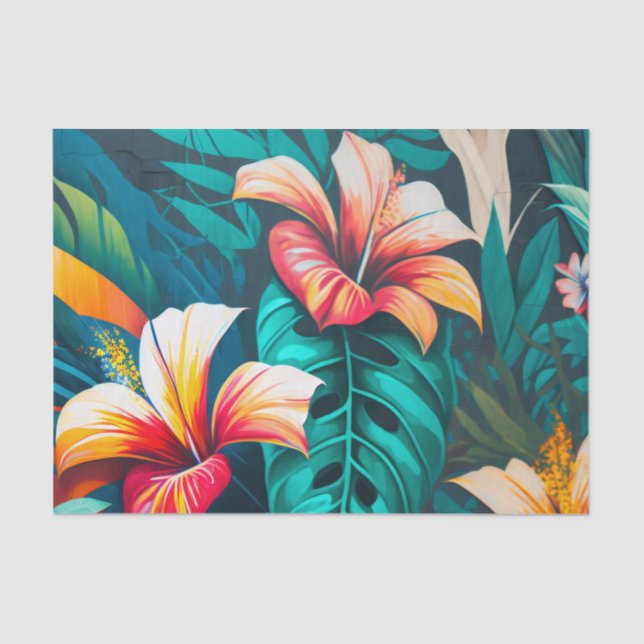 URBAN FLORAL bello papel de desenlace de arte call