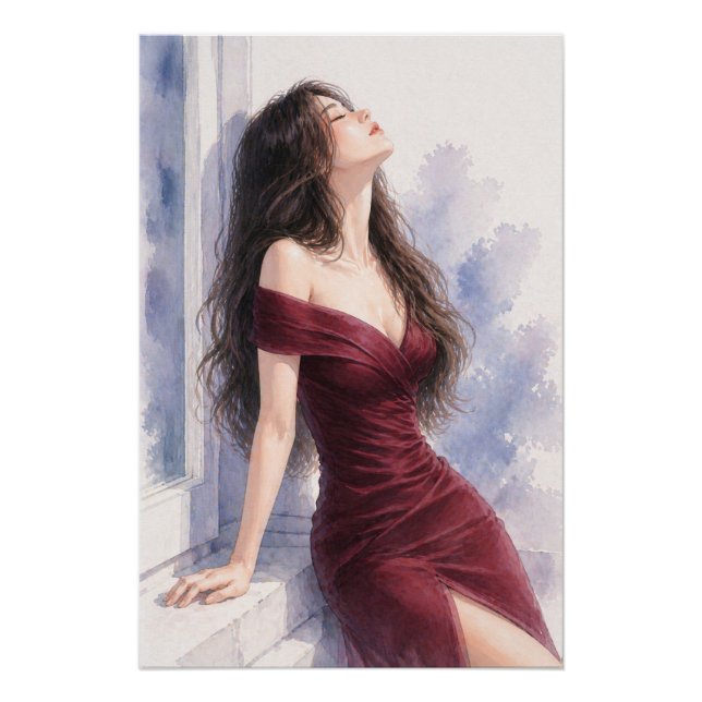 URBAN FLUID ELEGANCE — Morning Serenity Poster (Anverso)