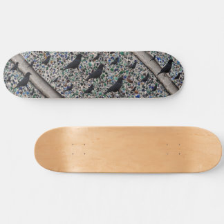 Urban Rustic Cityscape Crowbait Skateboard