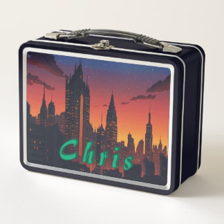 Urbanismo Twilight Skyline Lunch Box - Ciudad Futu