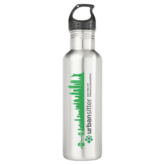UrbanSitter NYC - Botella de agua (Anverso)
