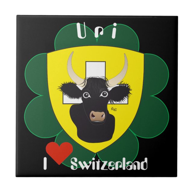 Uri Suiza Suisse Svizzera Svizra baldosa (Frente)