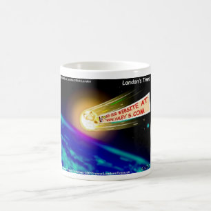 URL del cometa Haley tarjetas divertidas tazas reg