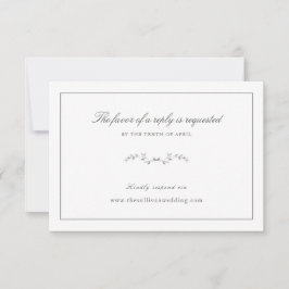 URL del sitio web de respuesta de Boda Delicado mo