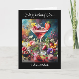 Urodziny - Tarjeta de cumpleaños polaca personaliz