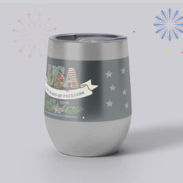 US 250 Years of Freedom Elegant Stemless 