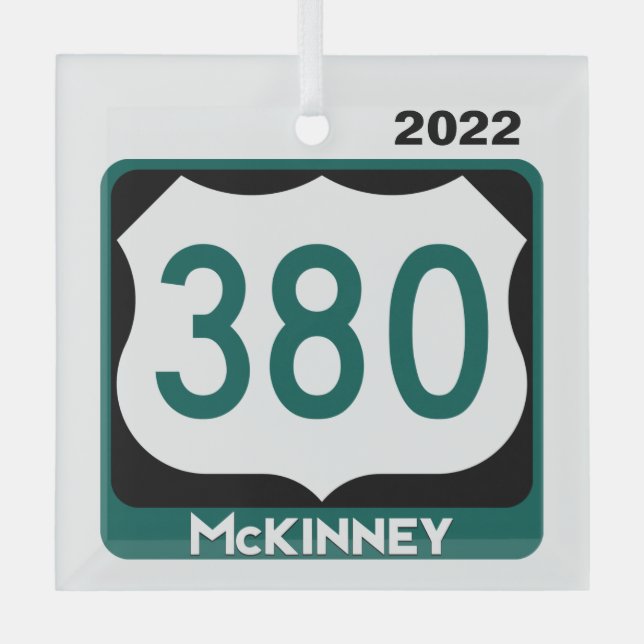 US 380 Hwy - McKinney, ornamento (Anverso)