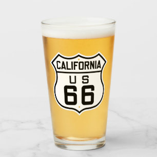 US Route 66 Vidrio para beber pinzas