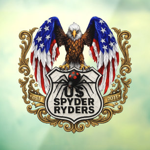 US Spyder Ryders - Calcomanía Águila