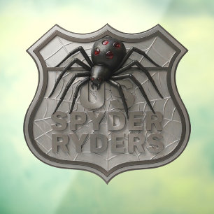 US Spyder Ryders - Calcomanía Escudo Abstracto Lig
