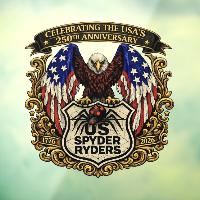 US Spyder Ryders - Calcomanía USA 250th (Hoja 3)