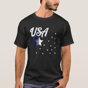 USA Bold - Camiseta gráfica del Orgullo Patriótico