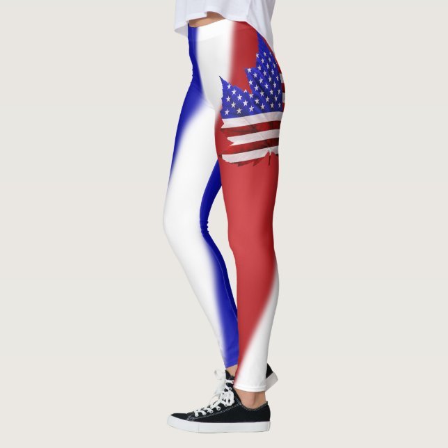 USA Canada pants Women's US Canada Leggings  (Izquierda)