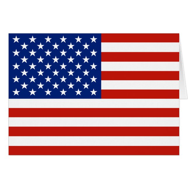 USA flag (Anverso (Horizontal))