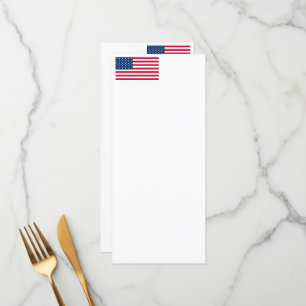USA Flag Menu Estados Unidos