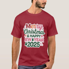 Usa la camiseta básica de Año Nuevo 2025 para homb