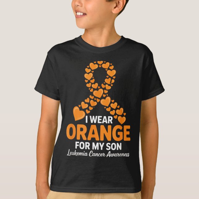 Usa naranja para camisetas de concientización sobr (Anverso)