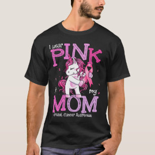 Usa Rosa Por Mi Mamá Camiseta Conciencia Del Cánce