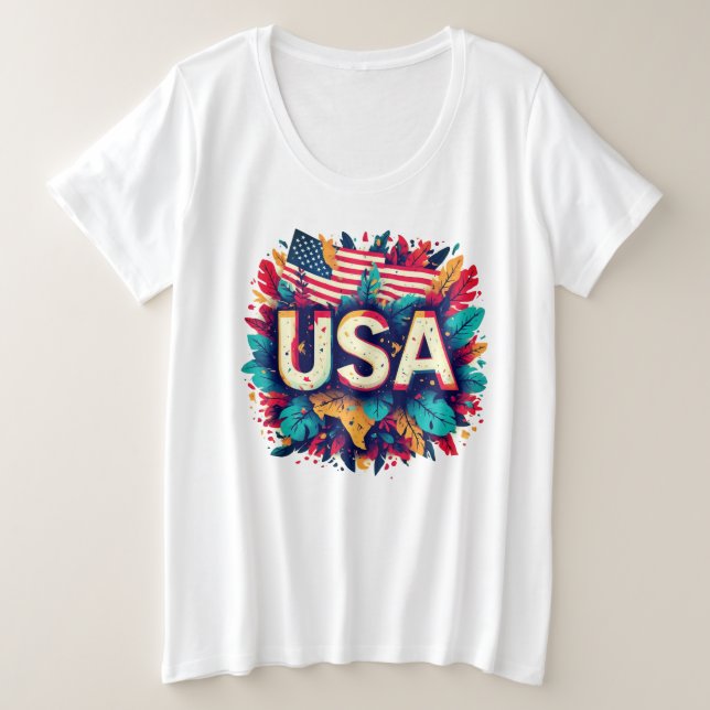 USA T-Shirt (Anverso del diseño)