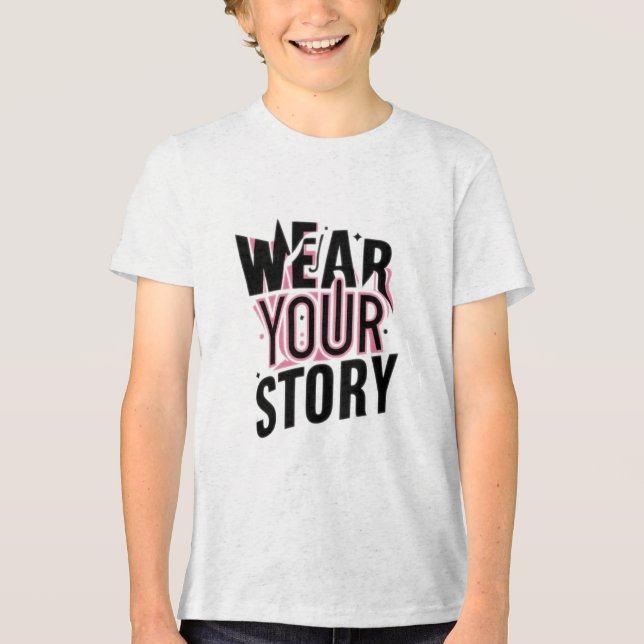 Usa tu historia: Camisetas Personalizables únicas (Anverso)