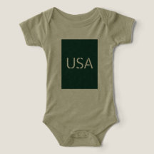 "USA Typography in Green - Stylish & Bold Text Des