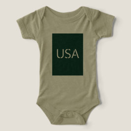 "USA Typography in Green - Stylish & Bold Text Des