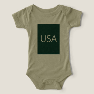 "USA Typography in Green - Stylish & Bold Text Des