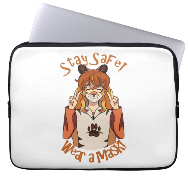 ¡Usa una máscara! Bolsa electrónica (Frente)