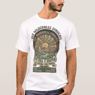USA Wilderness Syndicate – Camiseta Mountain Horiz