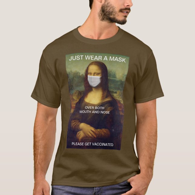 USAR UNA Camiseta MÁSCARA A Lisa (Anverso)