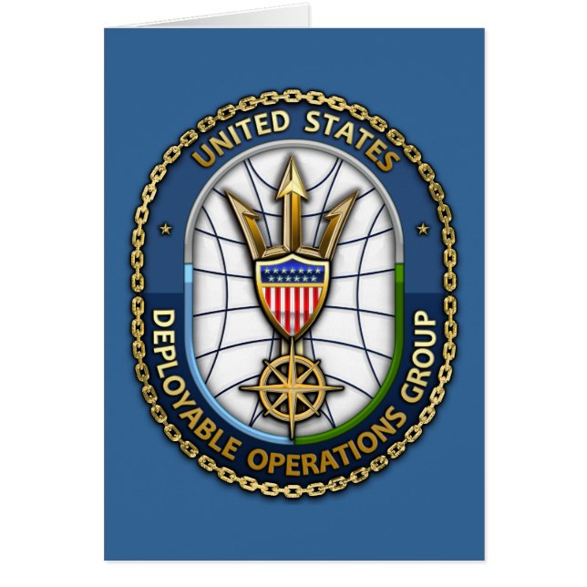 USCG Deployable Operations Group) (Frente)