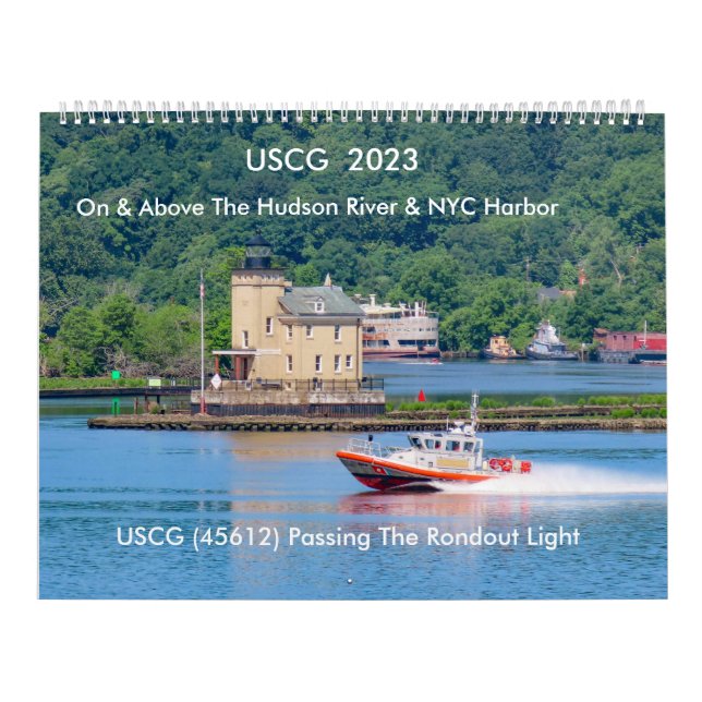 USCG Sobre Y Sobre El Calendario Del Río Hudson 20 (Tapa)