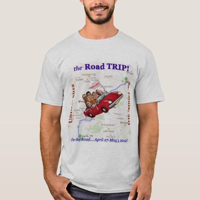 USDLA camiseta "del viaje" (Anverso)