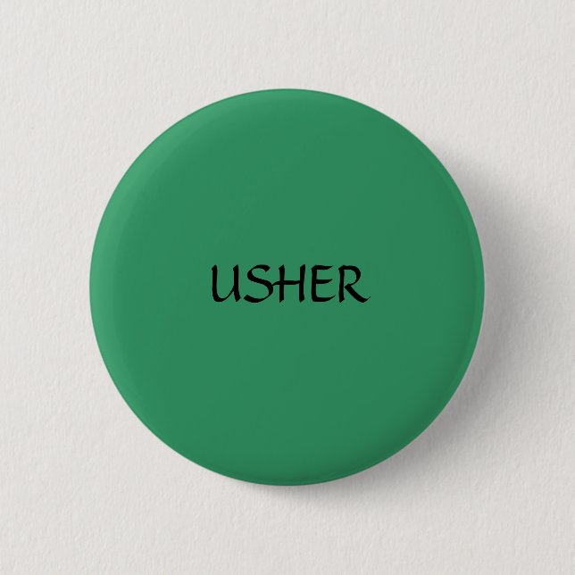 USHER - botón (Anverso)