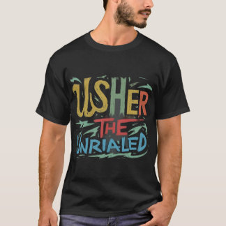 Usher la camiseta sin rizar