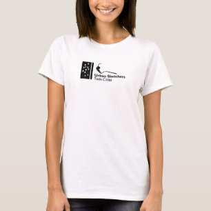 USK Twin Cities Black Logo de la camiseta básica f