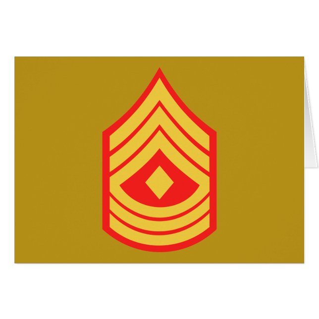 USMC 1ᵉʳ Sgt Primer Sargento E-8 (Anverso (Horizontal))
